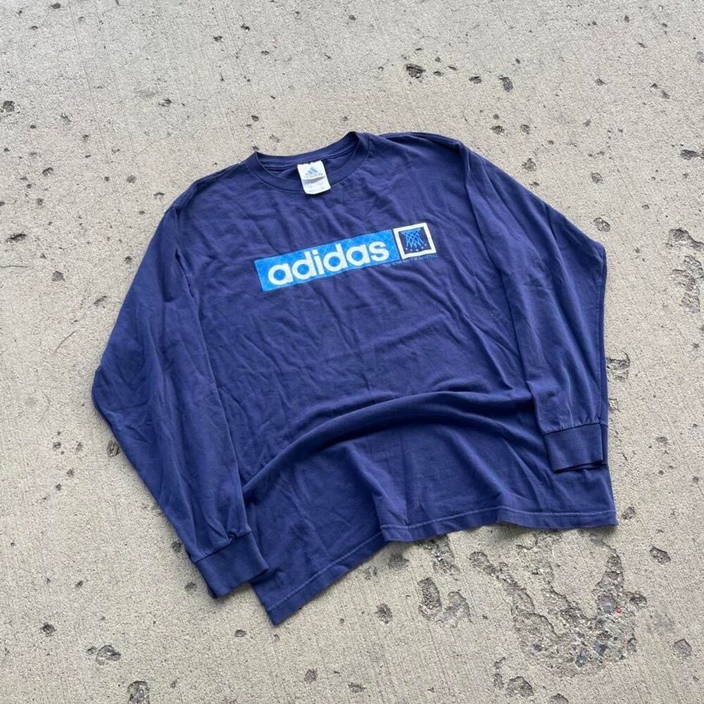 Vintage Adidas Streetwear Y2K Longsleeve Shirt
